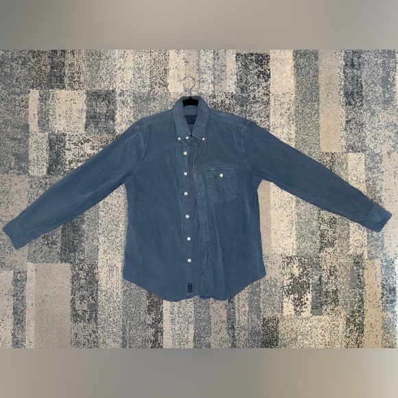 Abercrombie & Fitch Other - Abercrombie & Fitch Blue Corduroy Casual Button Down Shirt